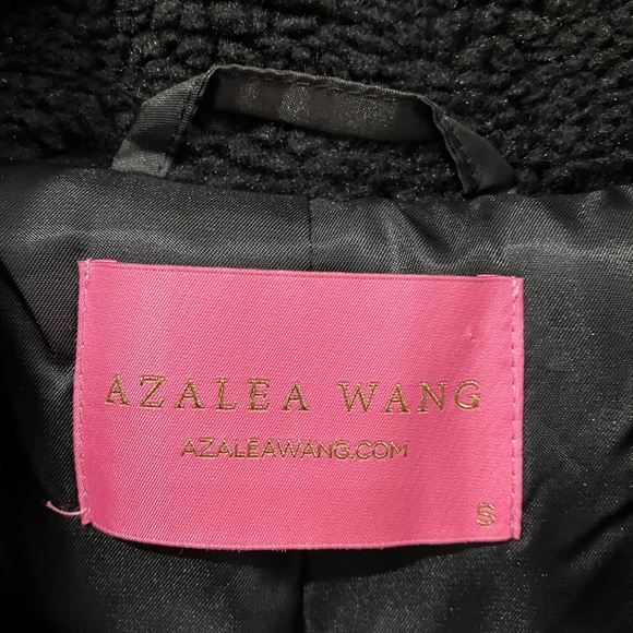 Azalea Wang Check It Teddy Coat-Small NEW - Picture 3 of 3